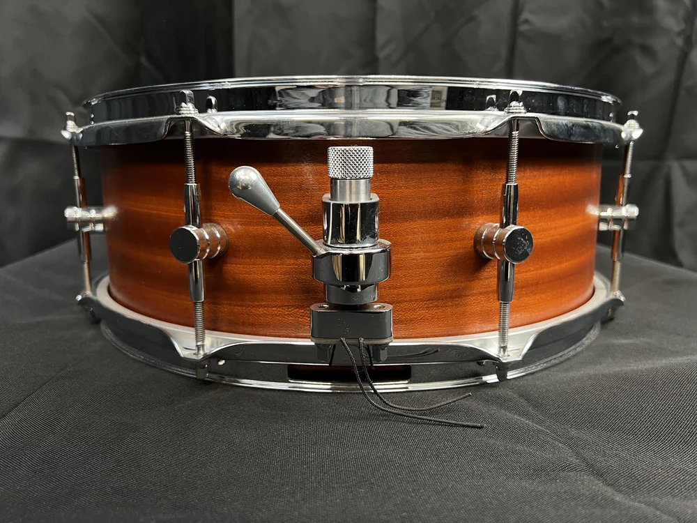 15x5 Ribbon Mahogany Snare (B-stock Demo Model) — Reverie Drum Co.